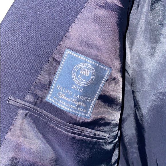 Ralph Lauren Navy Double-Breasted Blazer with Gold Buttons - Picture 13 of 15